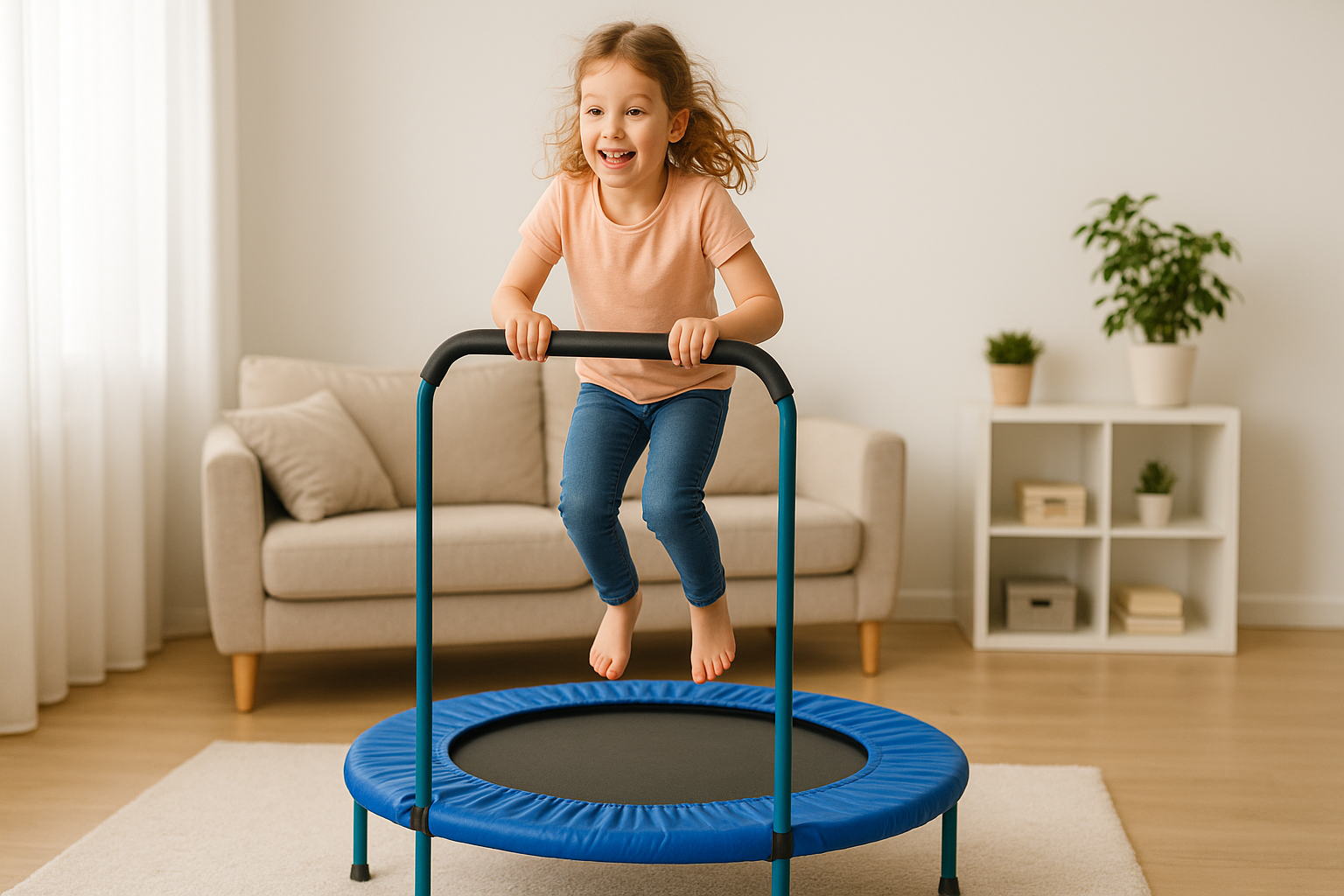 Mini trampolina za otroke za uporabo doma