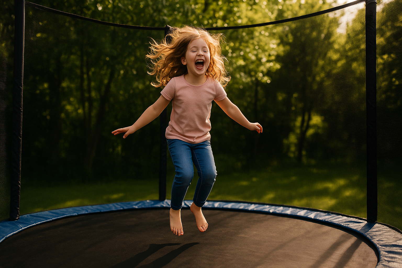 Igre na trampolinu: razburjenje in zabava