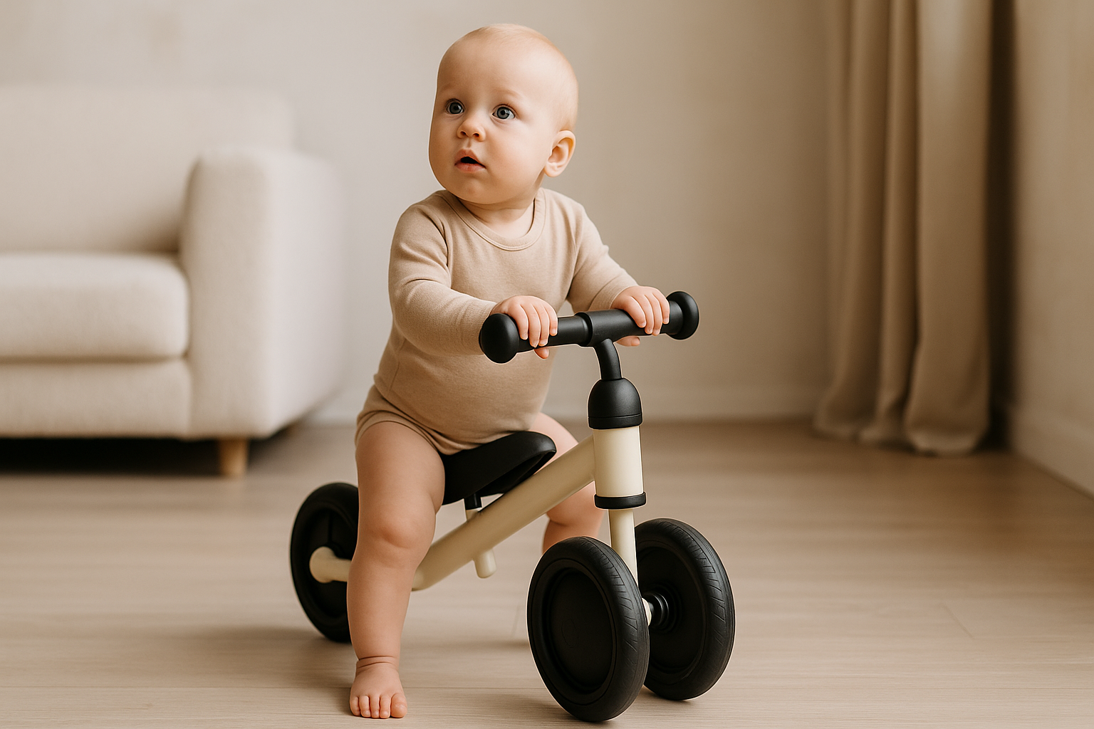 Poganjalec za enoletnega otroka