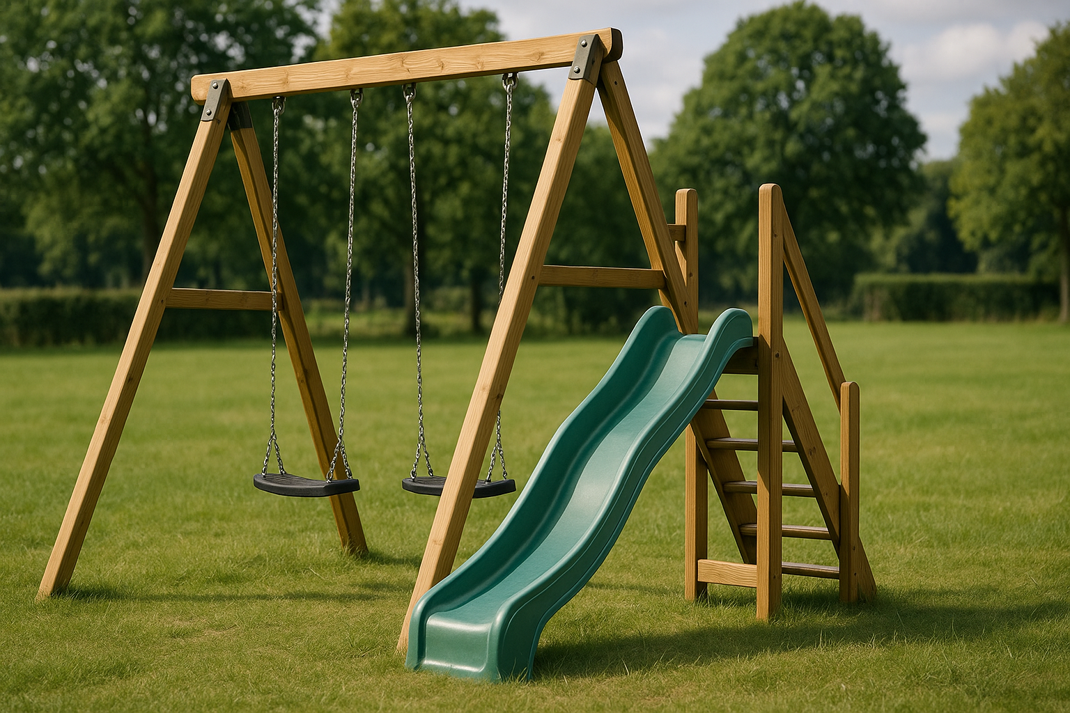 Gugalnica s toboganom