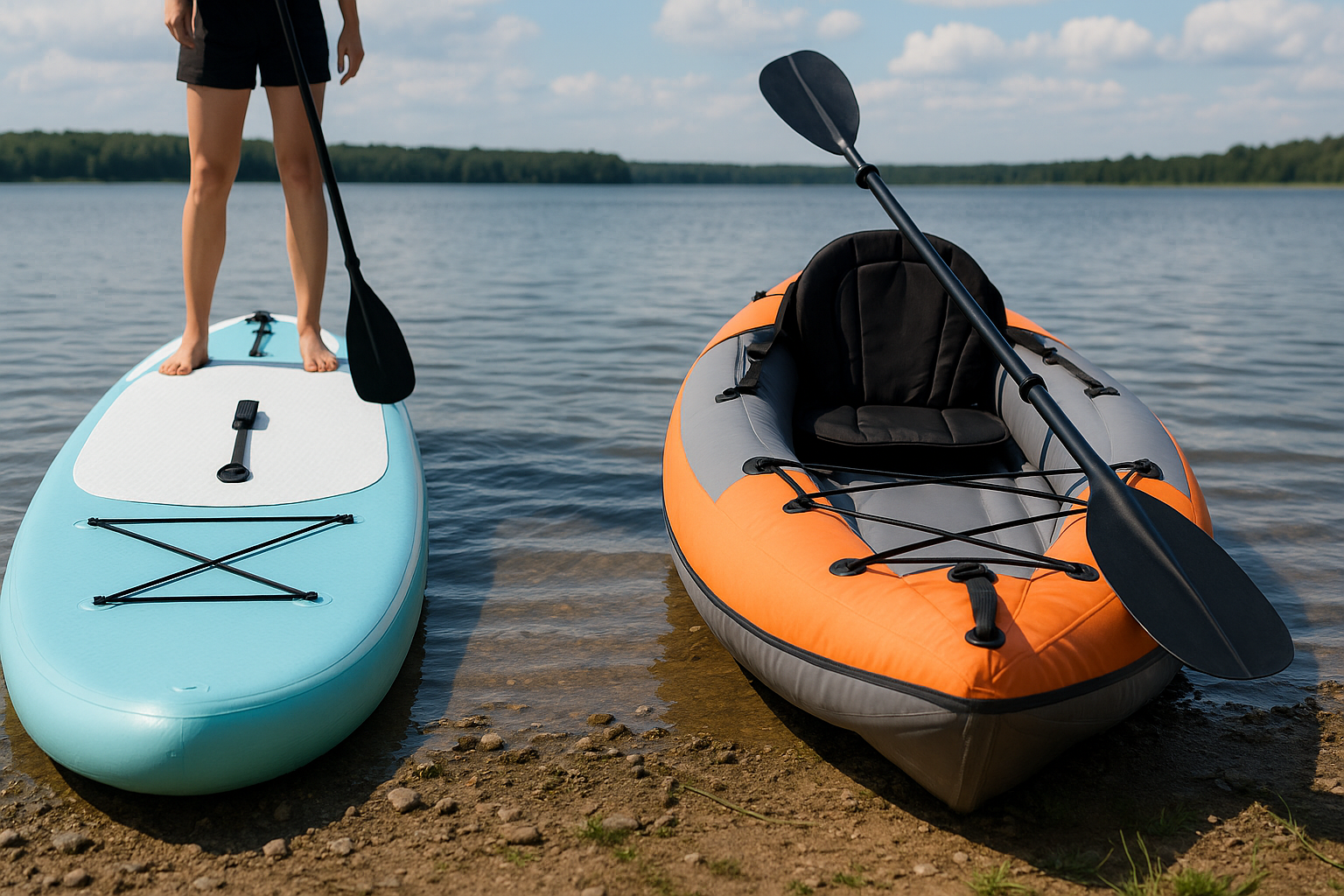 SUP deska ali napihljiv kajak – kaj izbrati?