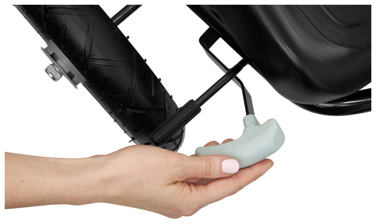 EVOQUE gokart na pedala za otroke, stare od 5 do 8 let - siv