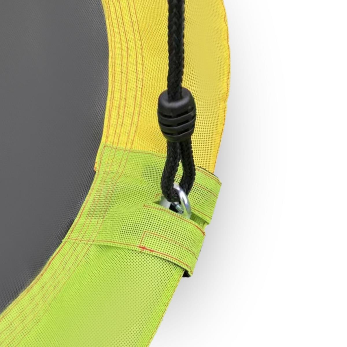 XL vrtno igrišče za otroke z gugalnico štorkljino gnezdo, lestvijo in plezalno mrežo