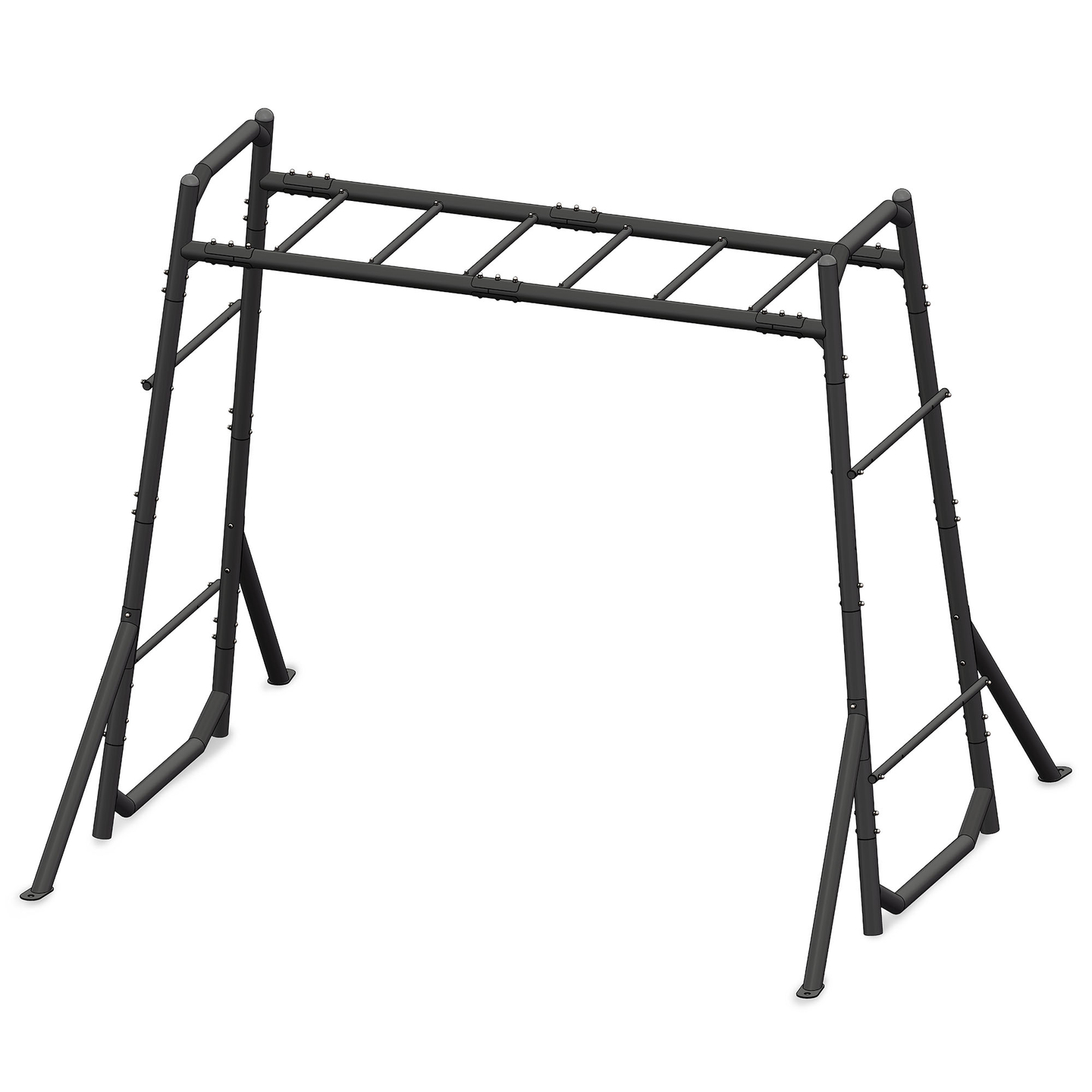 Vrtna gimnastična lestev, kovinska