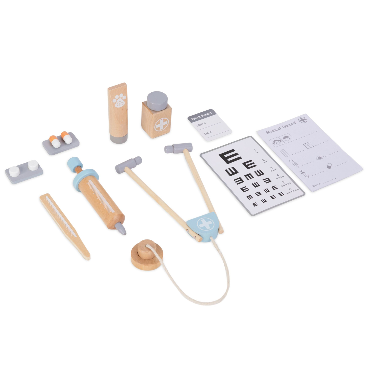 Leseni set malega zdravnika