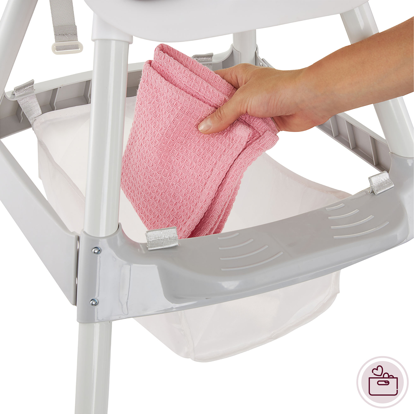 Moby-System Magnolia 2-v-1 nastavljiv otroški stolček - siv