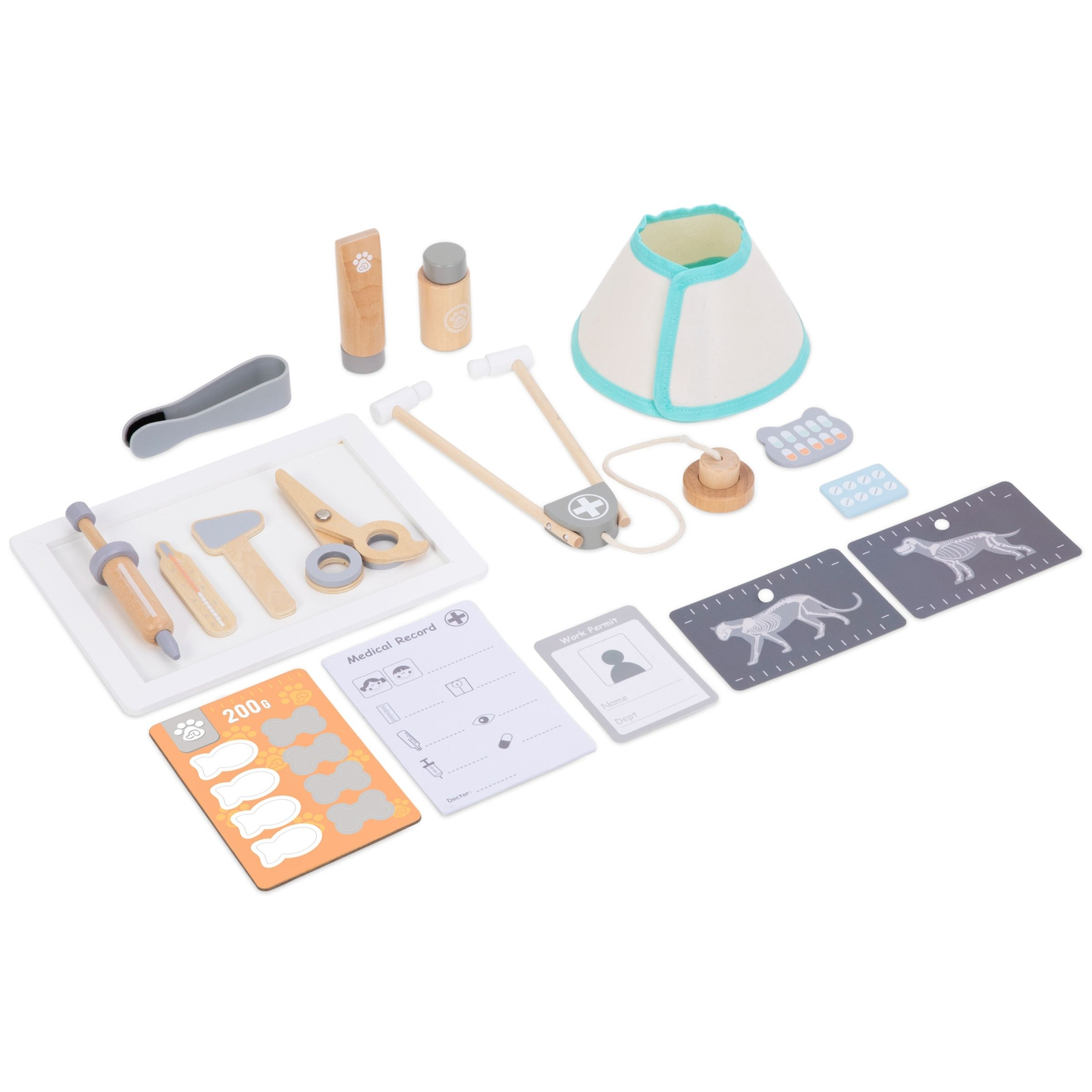 Bolnišnica za živali - leseni set