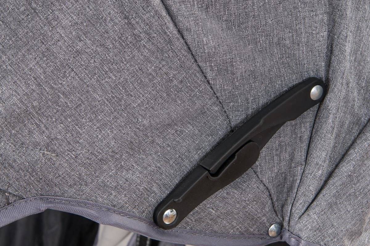 Tobi Velar tricikel + dežna folija - siva