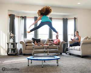 Mini trampolin za otroke in odrasle - do 50kg - 91 cm - za dom in vrt