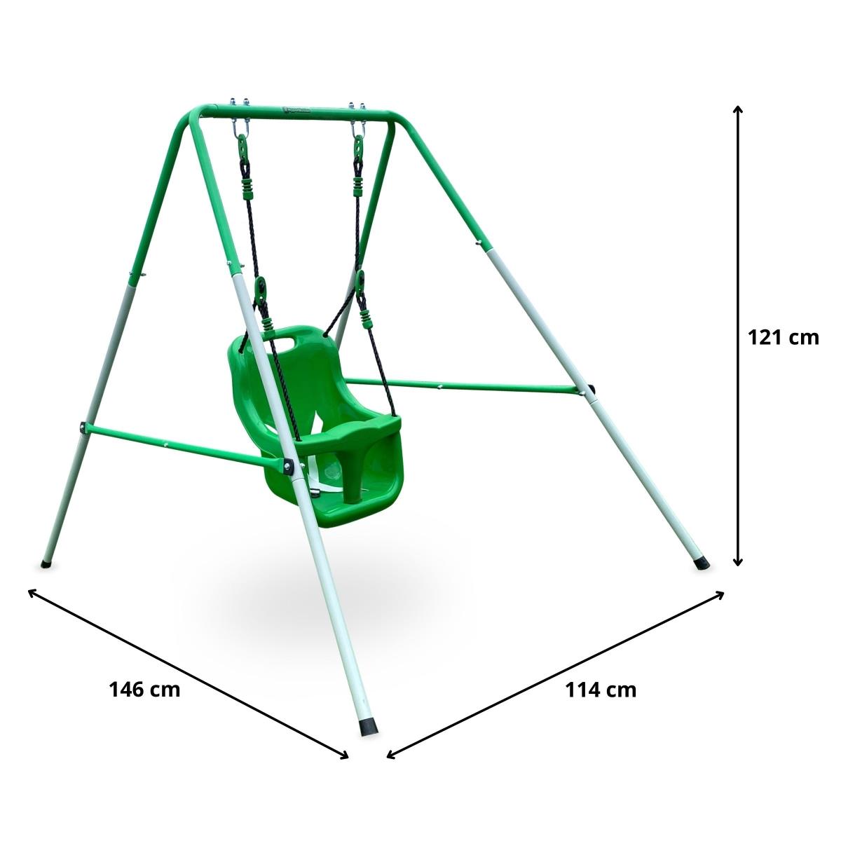 Gugalnik za dojenčke in malčke z varnostnim pasom