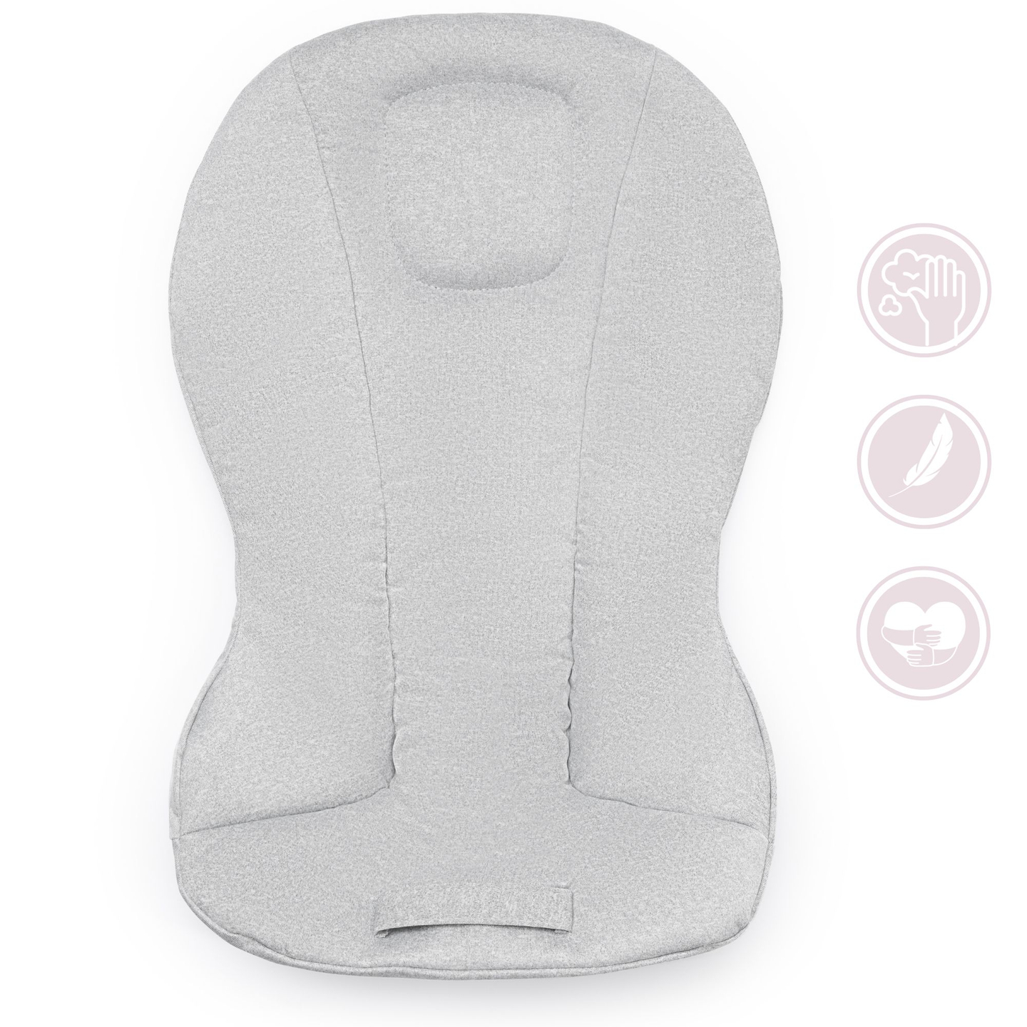 Gugalni stol 2 v 1 Moby-Sistem LILY - siva