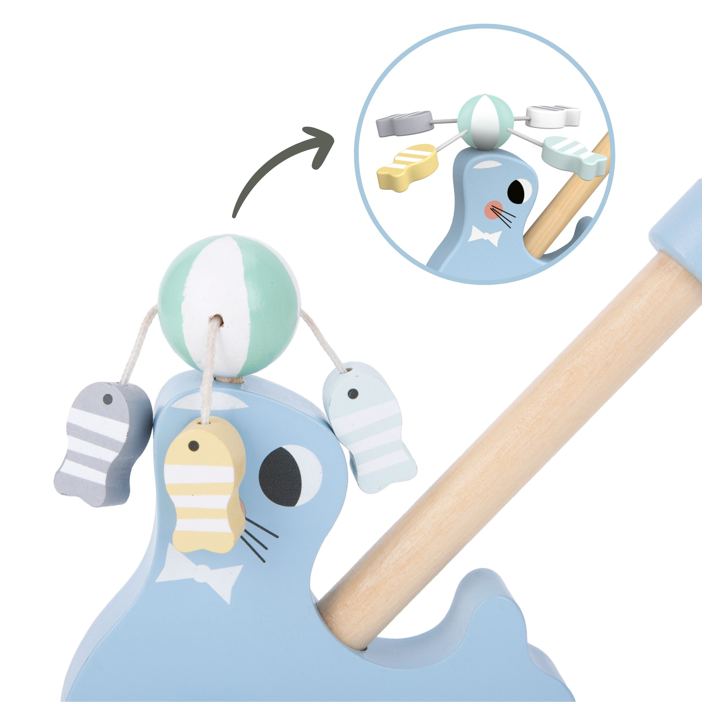 Leseno tesnilo s potisno paličico - potiskalnikom