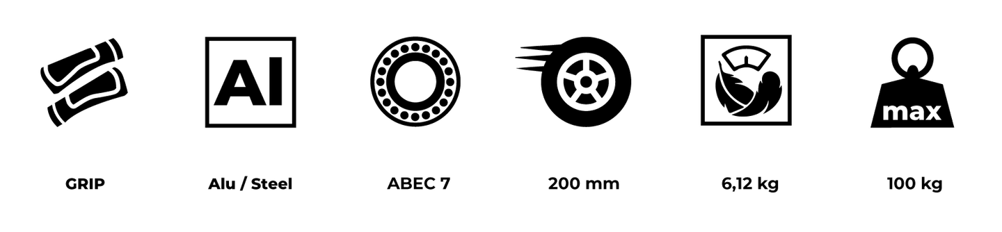 Skuter za odrasle HyperMotion REGAMO - črn