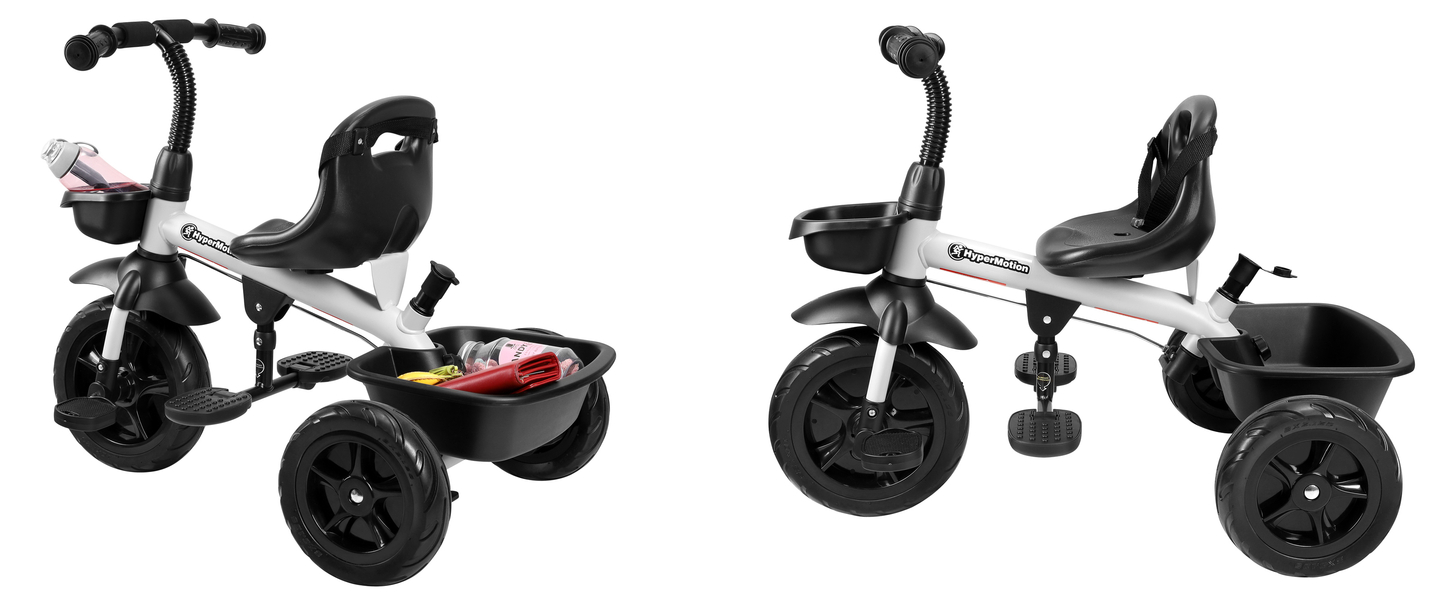 HyperMotion TOBI VECTOR tricikel - večna napihljiva kolesa + tlačilka. Barva: svetlo siva.