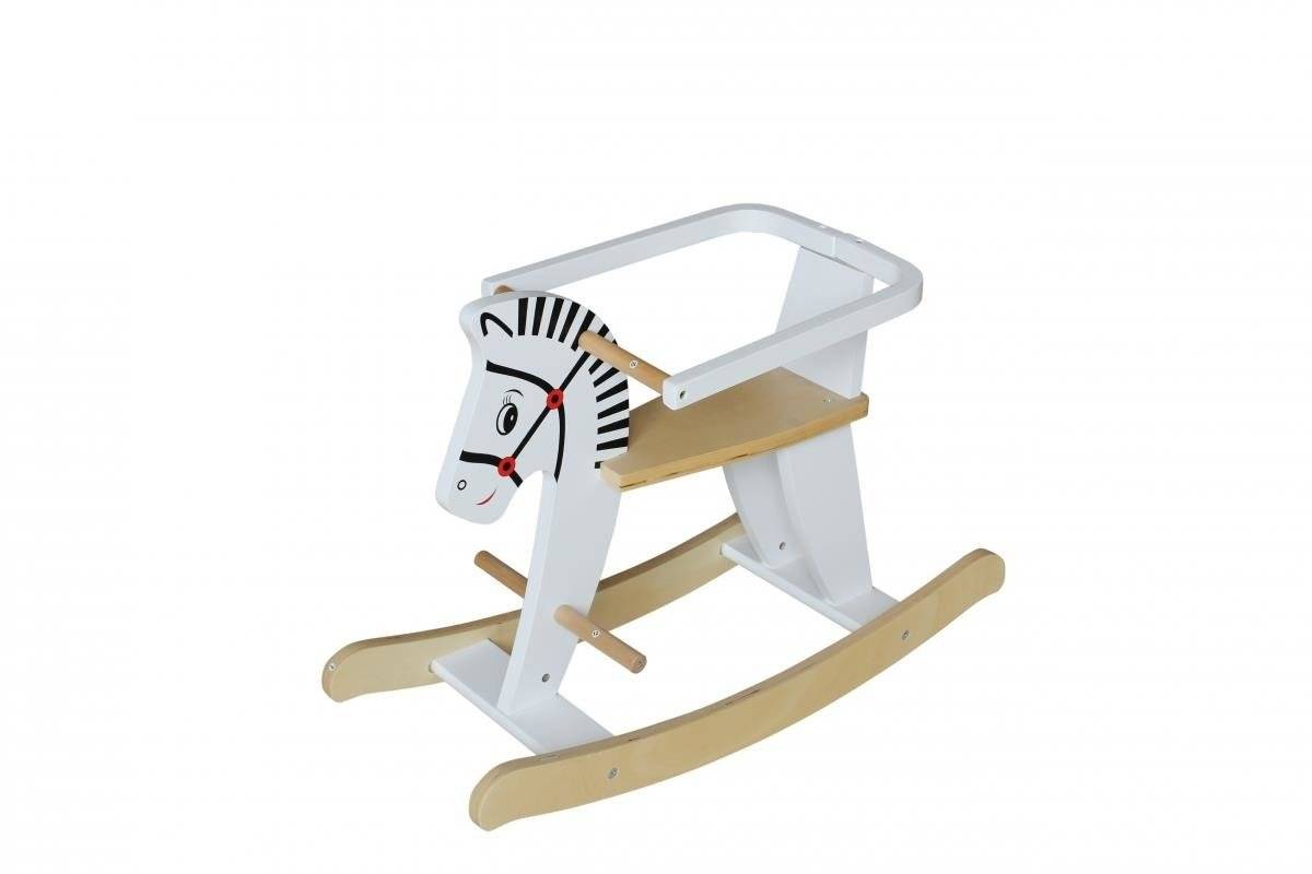 Leseni gugalni konj z ograjo K11