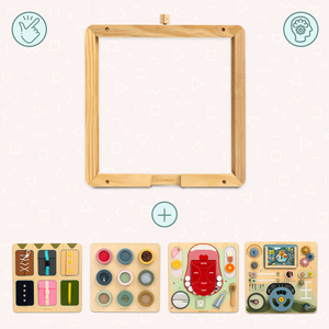 Lesen stenski okvir - za pritrditev izobraževalnih tabel Mamabrum