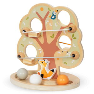 Lesena kroglica za drsenje - Zeleno drevo