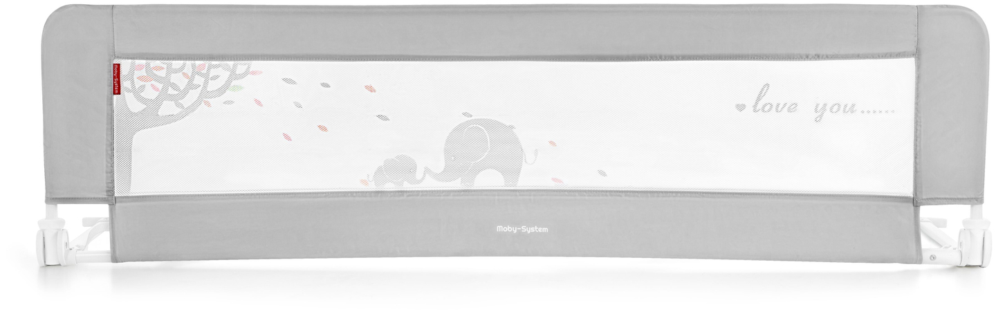 Varnostna ograja za posteljo - Posteljna ograja - siva