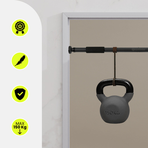 Nastavljiva palica za dvigovanje HyperMotion 80–130 cm, 150 kg, črna