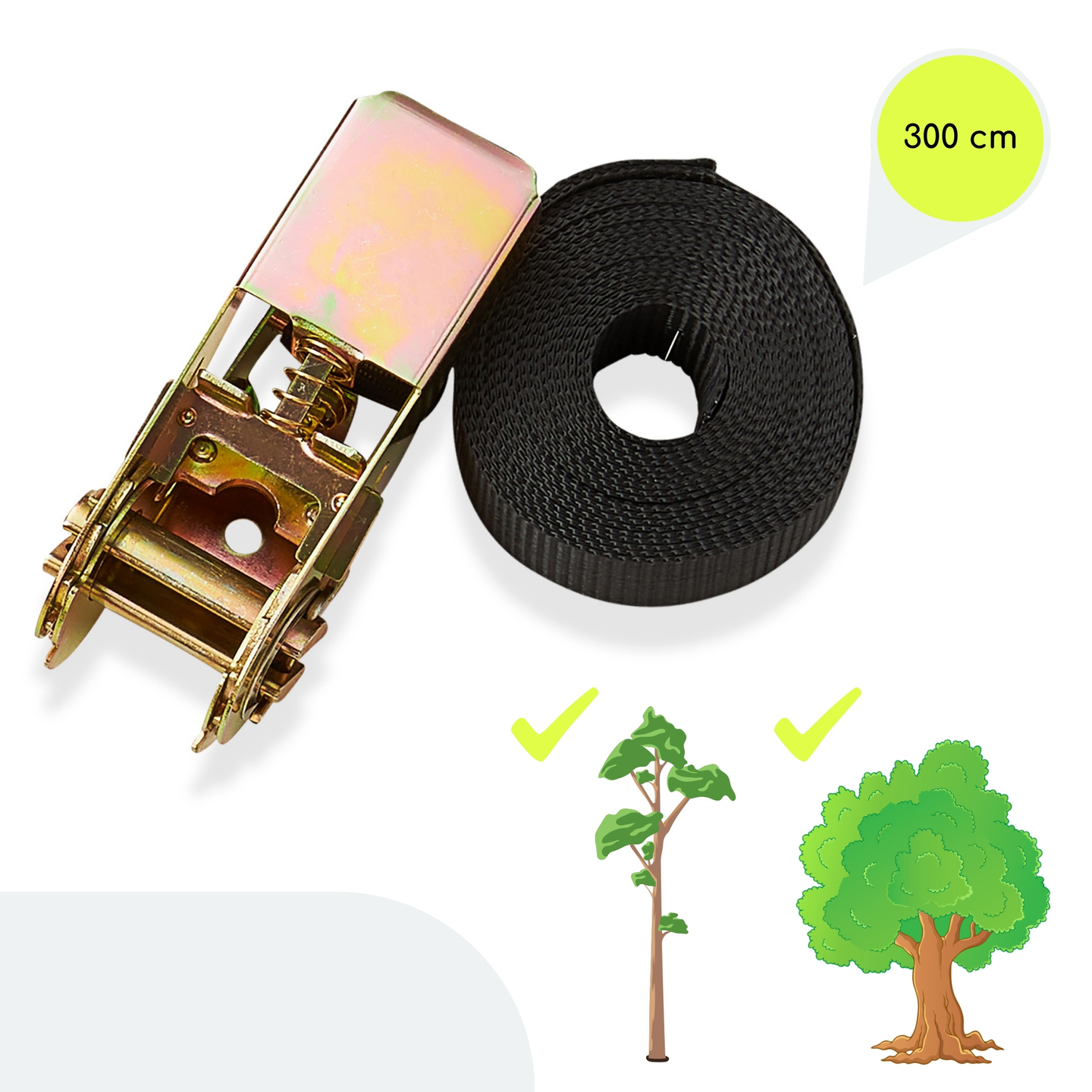 Komplet za plezanje po drevesih HyperMotion - 18 izdelkov