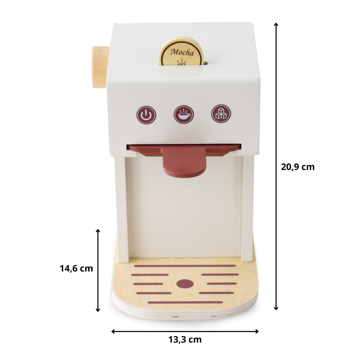 Kavni aparat na lesene kapsule - kavarna z dodatki