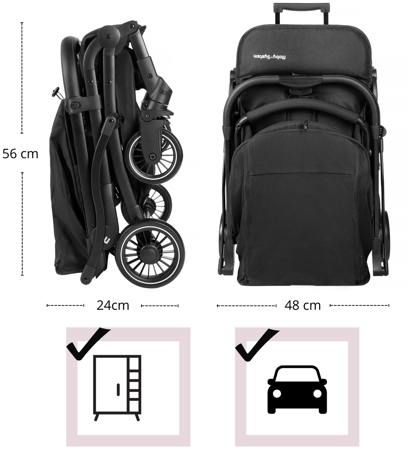 Otroški voziček Moby-System LENA