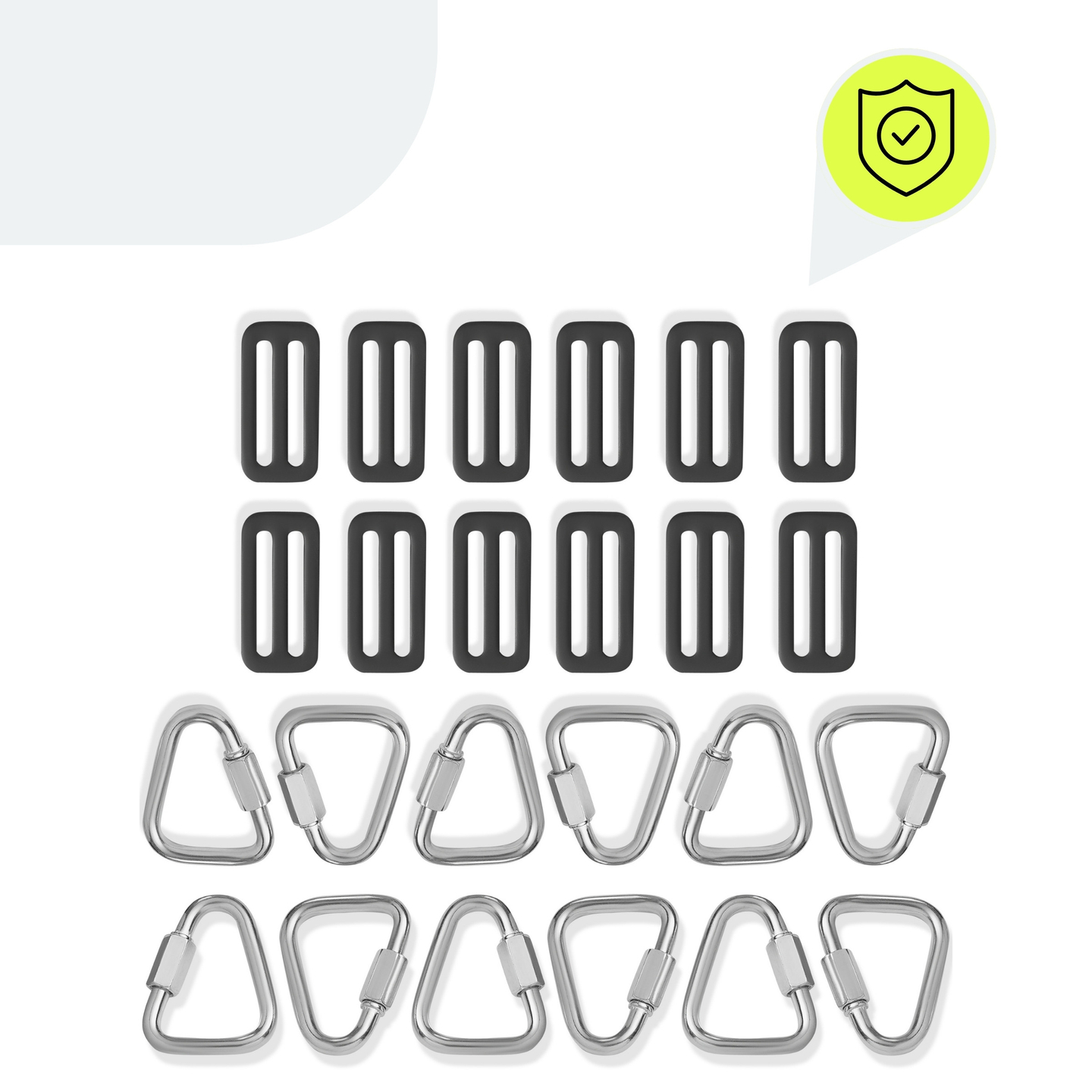 Nindža proga z ovirami za otroke - HyperMotion slackline set - 10 ovir