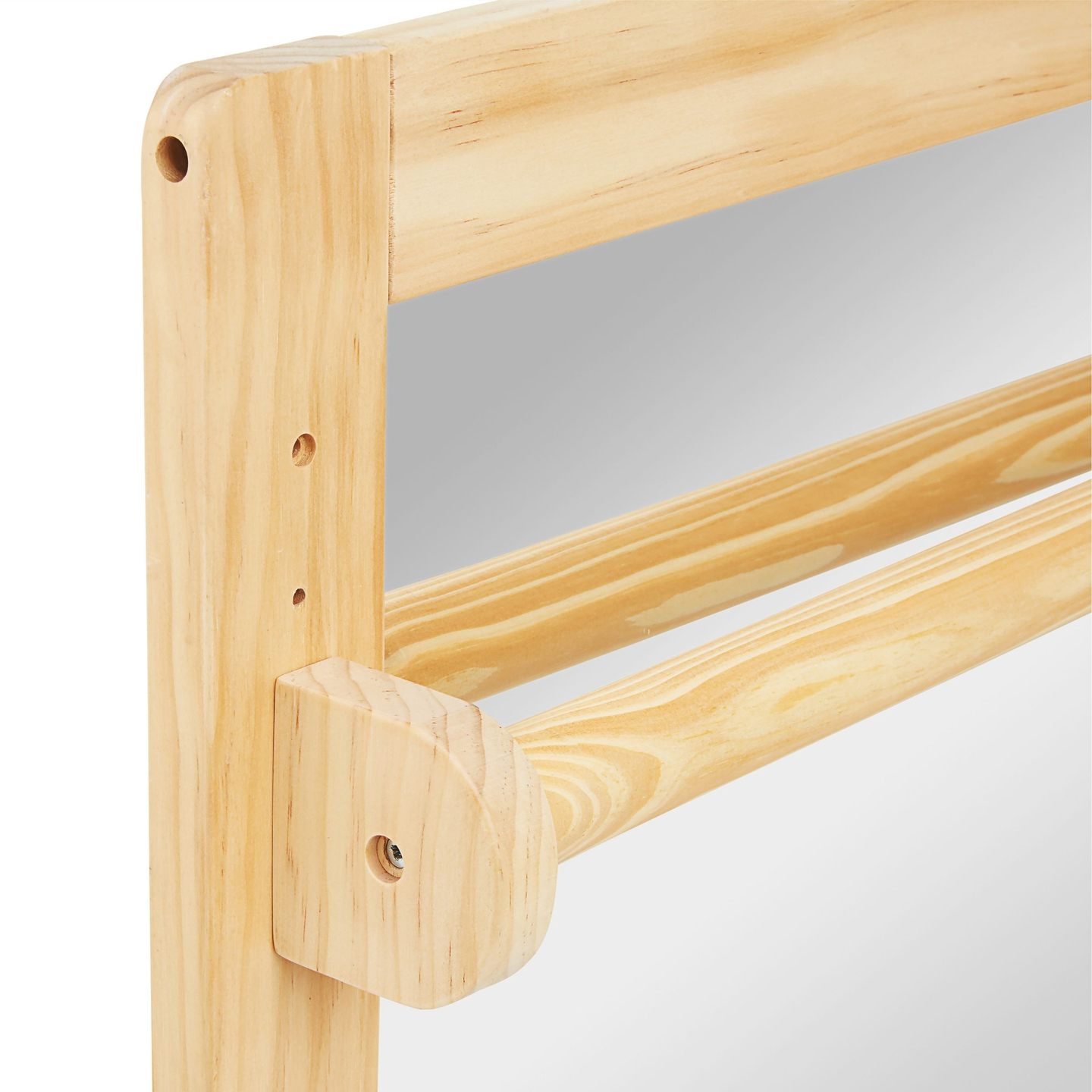 Otroško ogledalo z nastavljivim ročajem - Montessori