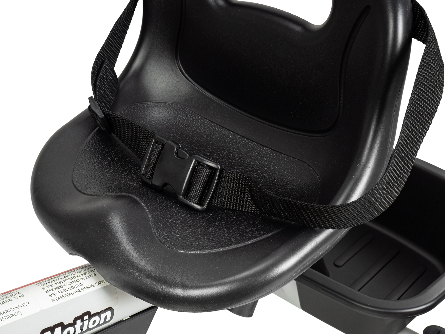 HyperMotion TOBI VECTOR tricikel - večna napihljiva kolesa + tlačilka. Barva: svetlo siva.