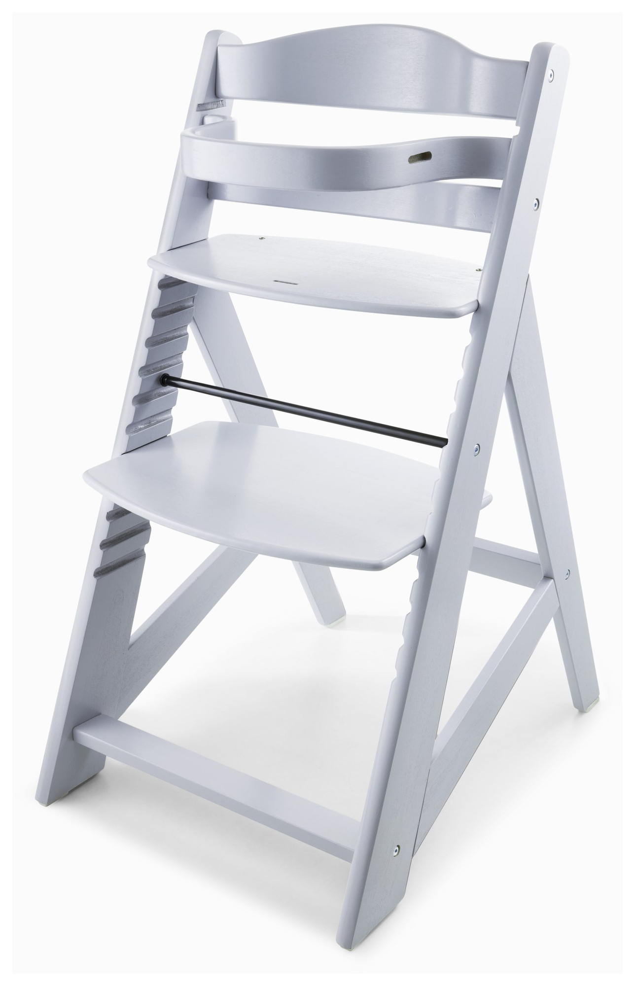 Lesen stol za hranjenje Moby-System WOODY - siva barva