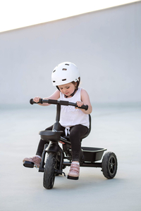 HyperMotion TOBI VECTOR tricikel - večna napihljiva kolesa + tlačilka. Barva: črna.