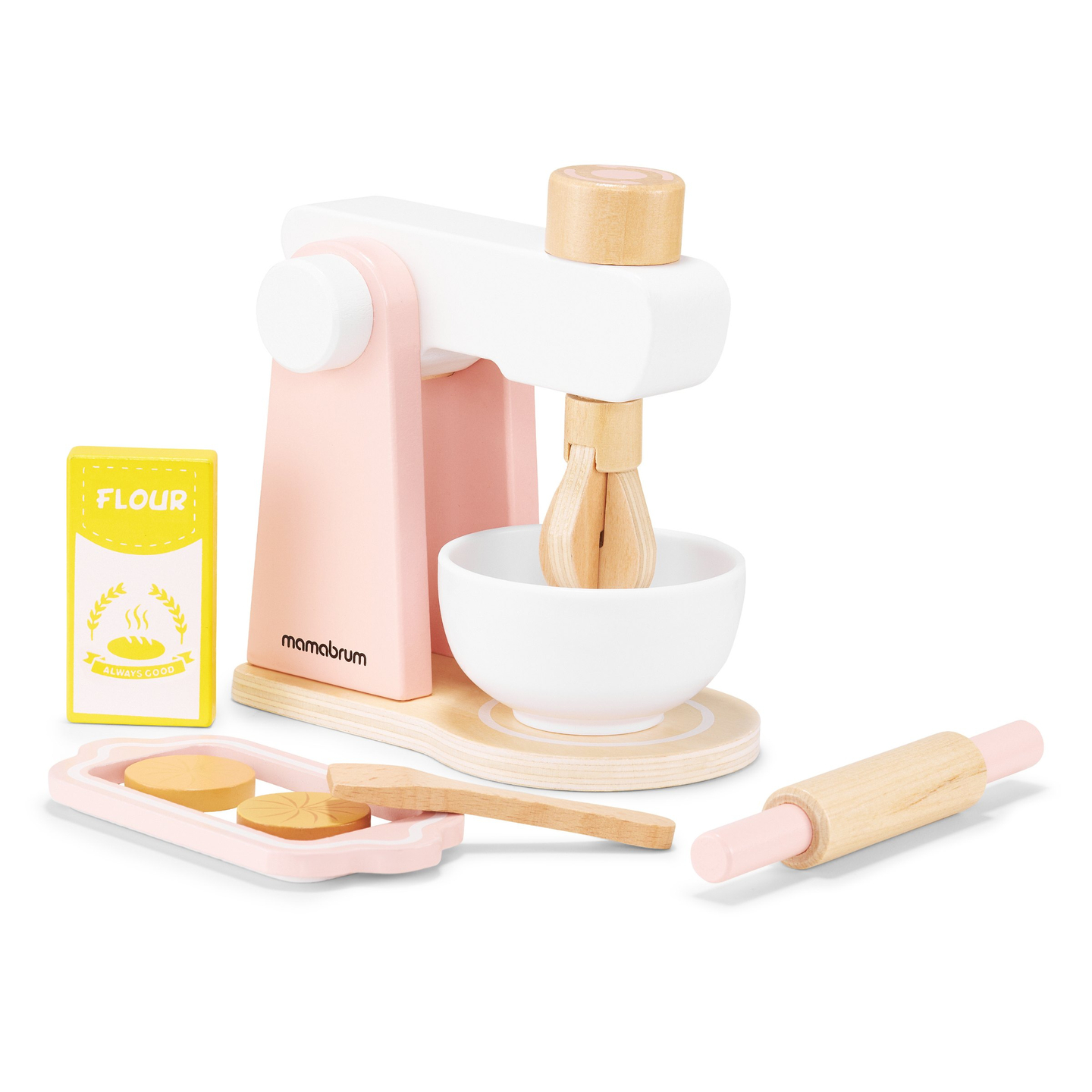 Leseni mešalnik za testo z dodatki, za otroke