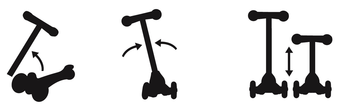 5v1 HyperMotion skuter za ravnotežje - modri