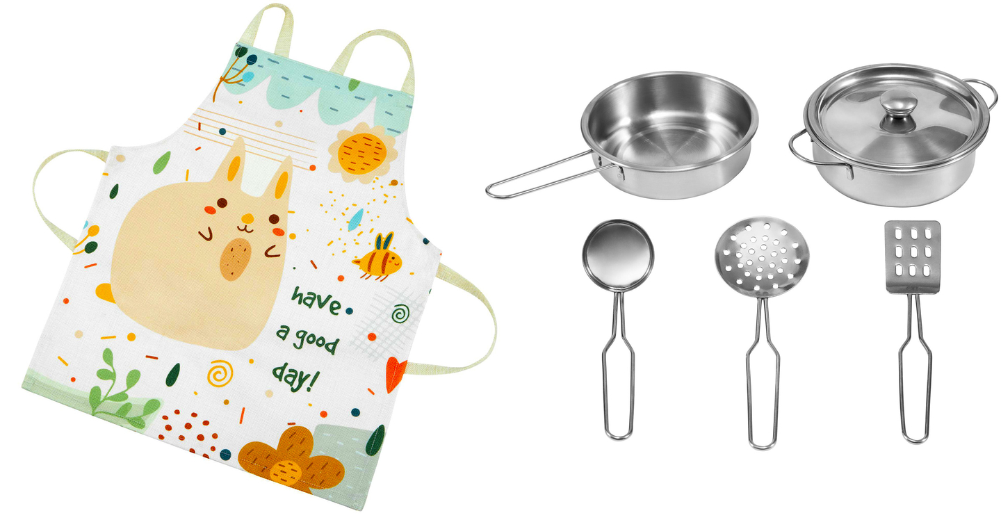 Kotna lesena kuhinja XXXL s hladilnikom, pečico, pralnim strojem, predpasnikom in dodatki