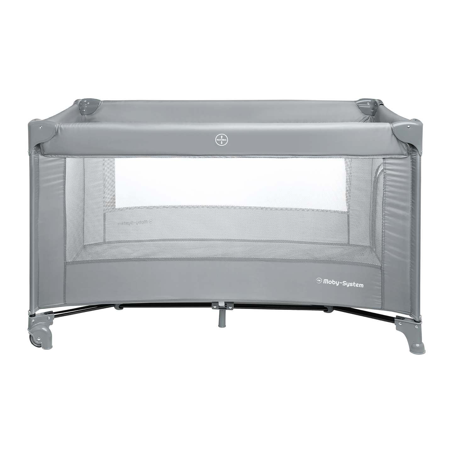 Potovalna posteljica Happy Traveller BASIC - siva