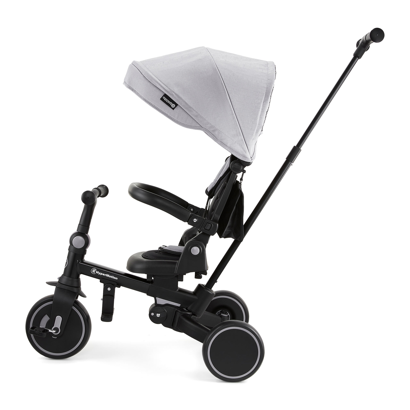 Večnamenski tricikel 8v1 TOBI FOREST - siv