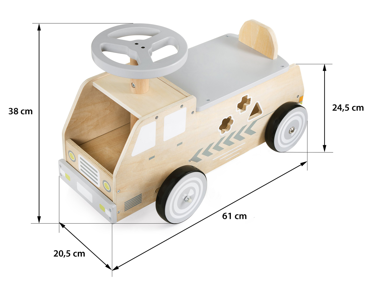 Leseno kolo, avto, avto z bloki