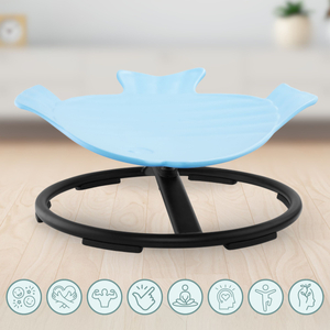 Mini vrtiljak za otroke Riba - modra