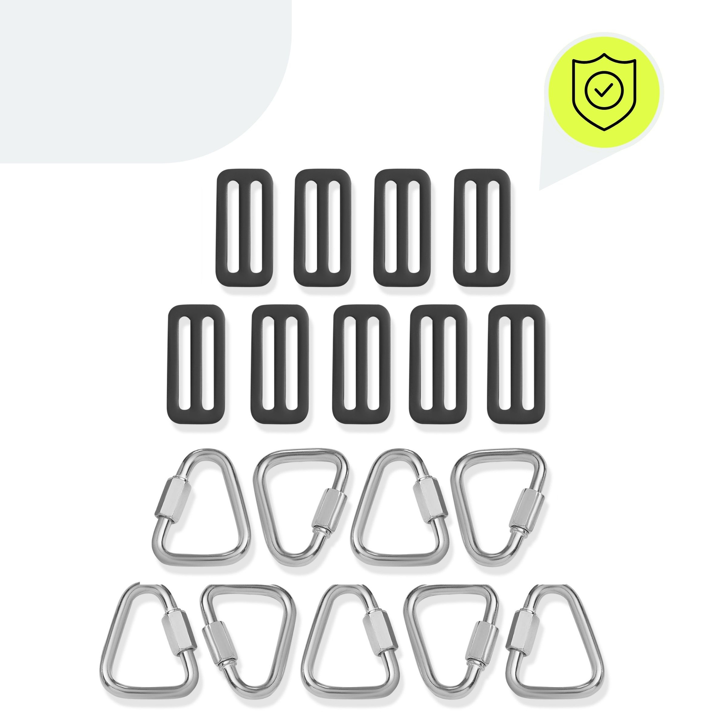 Nindža proga z ovirami za otroke - HyperMotion slackline set - 7 ovir