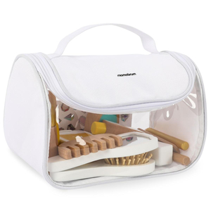 Komplet ličil za otroke - torbica za ličila + leseni dodatki, 15 kosov