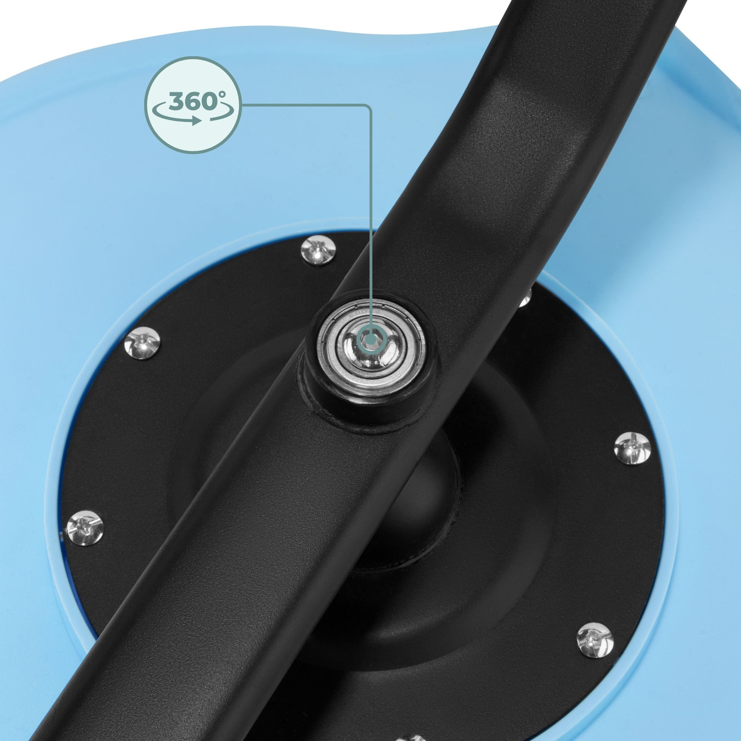 Mini vrtiljak za otroke Riba - modra