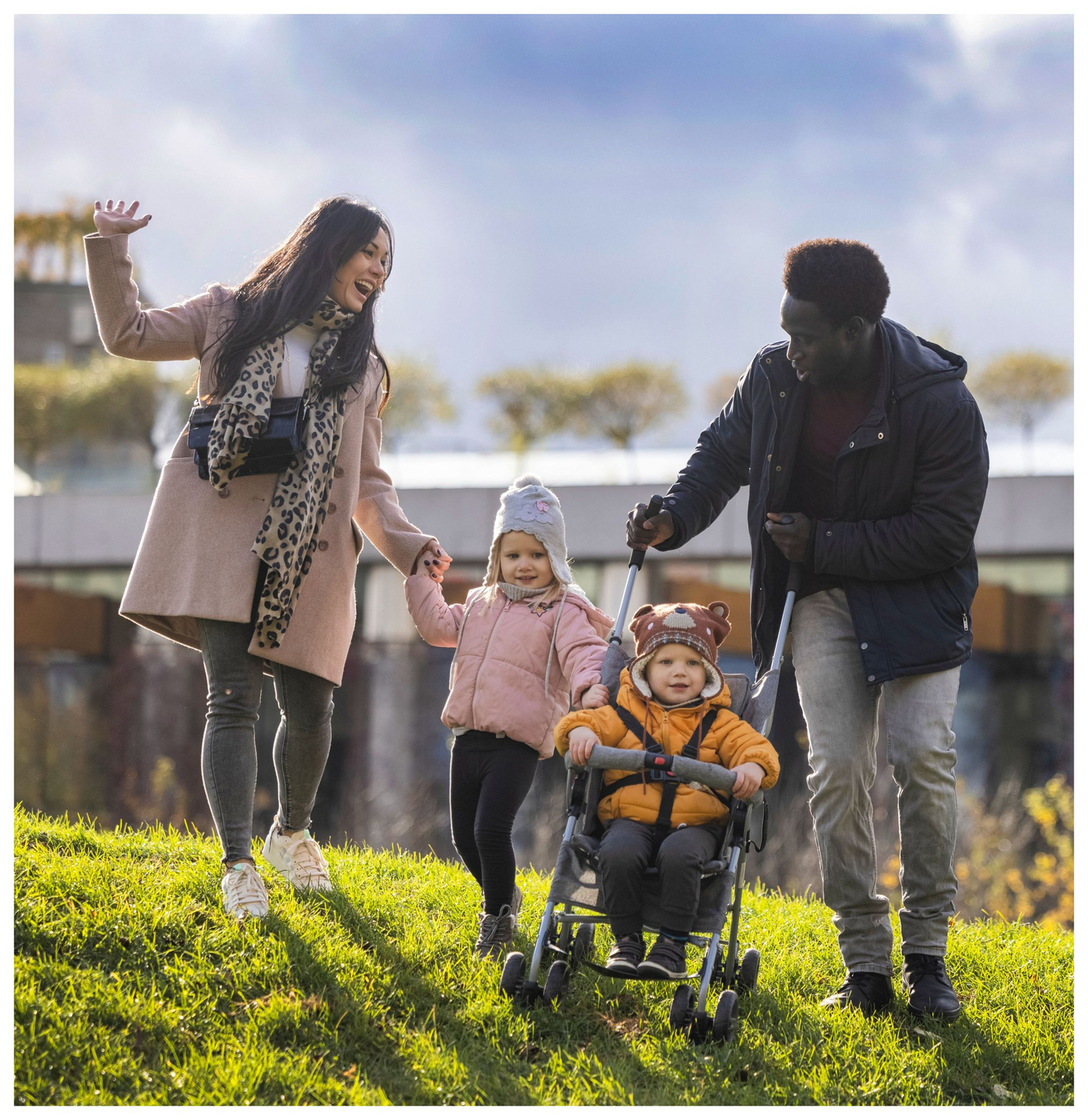 Lahki otroški voziček, Moby-System Barton barva: siva