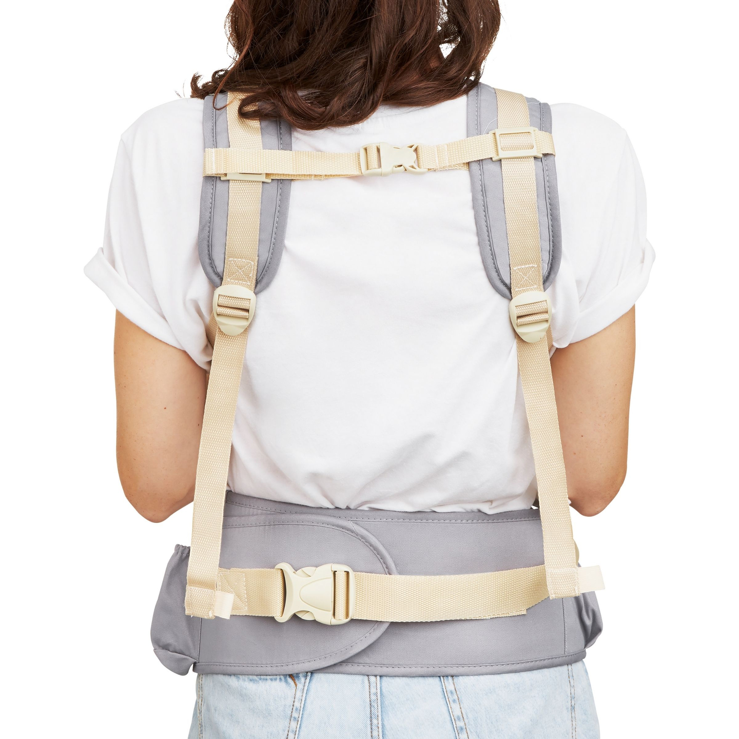 Ergonomska nosilka za dojenčke - AMY 10v1 - 0-36 mesecev, siva