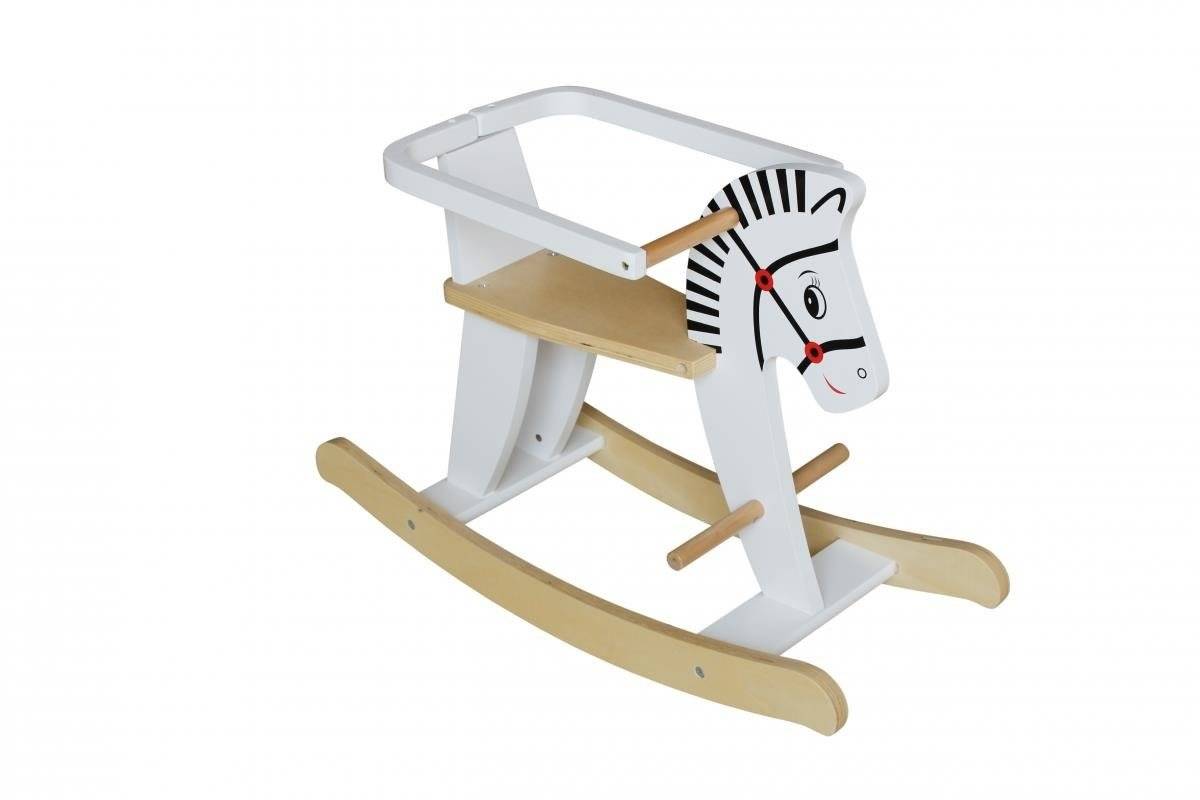 Leseni gugalni konj z ograjo K11