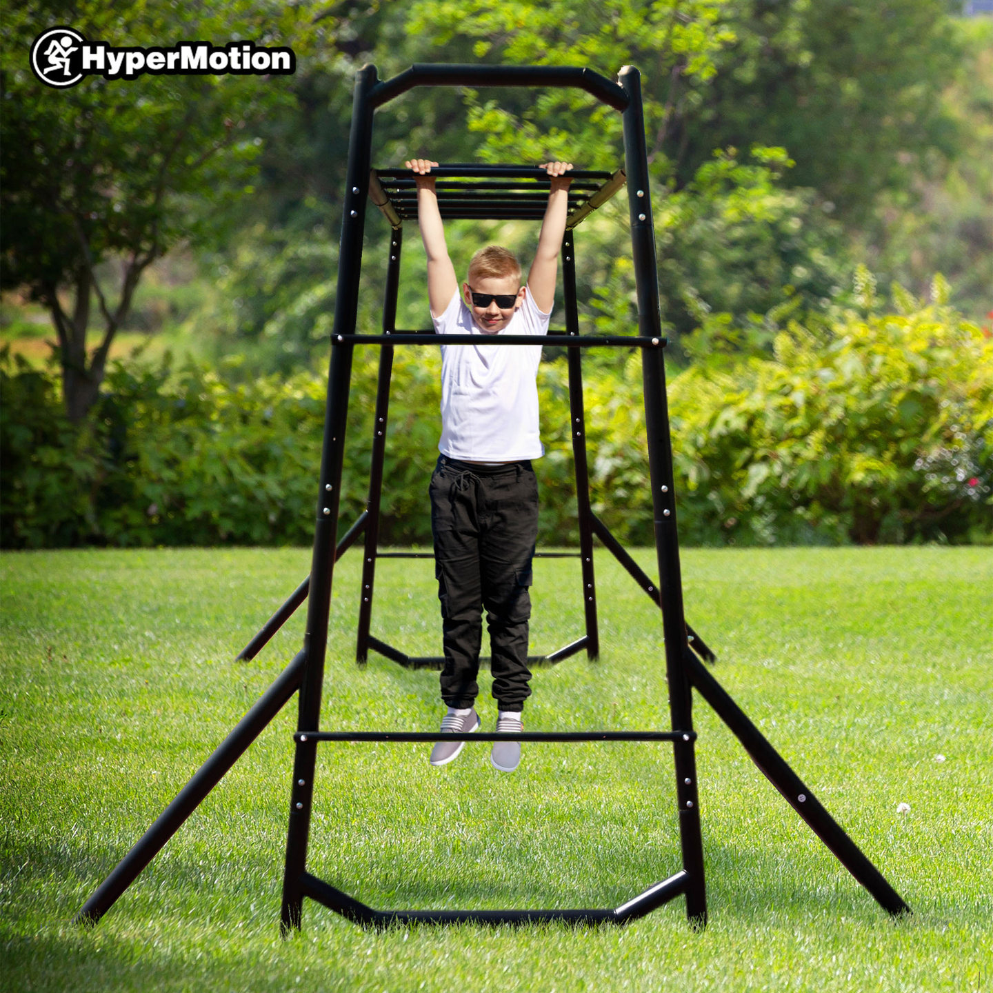 Vrtna gimnastična lestev, kovinska