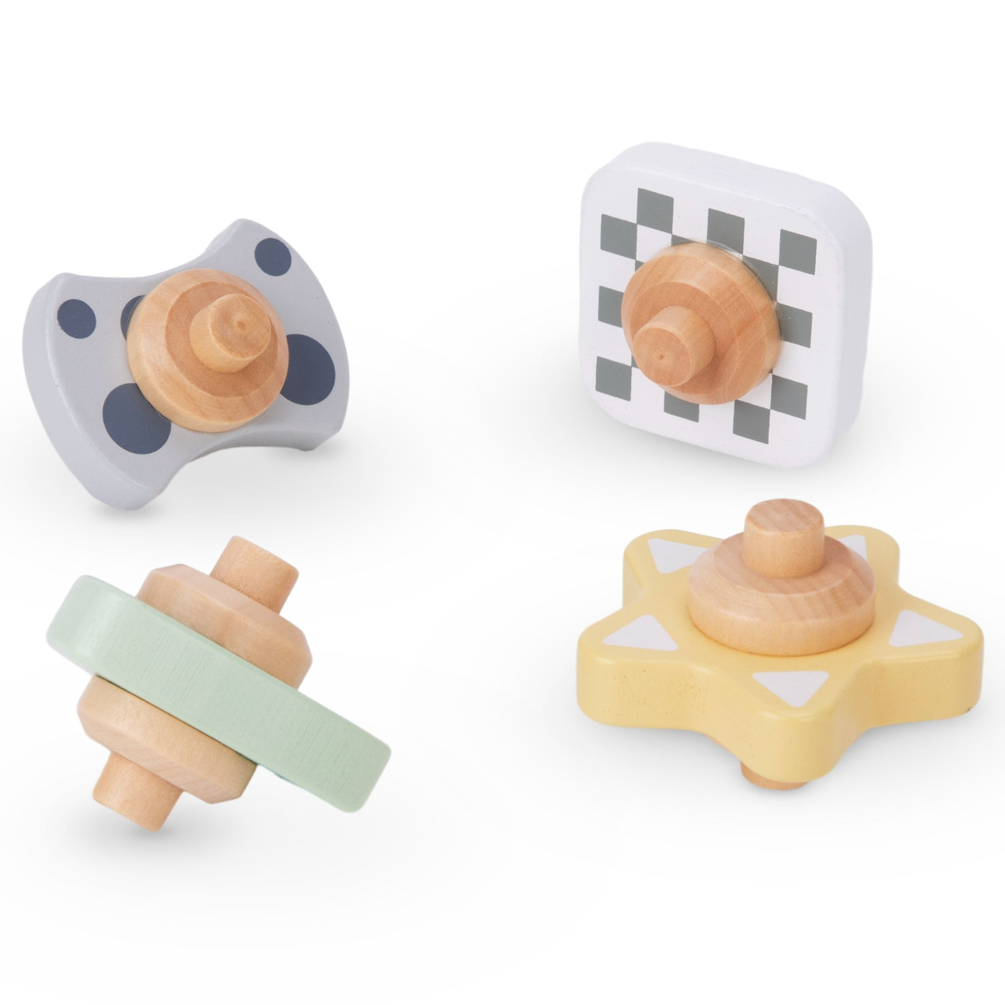 Velika lesena cesta v slepi ulici - tobogan z vrtečimi se elementi