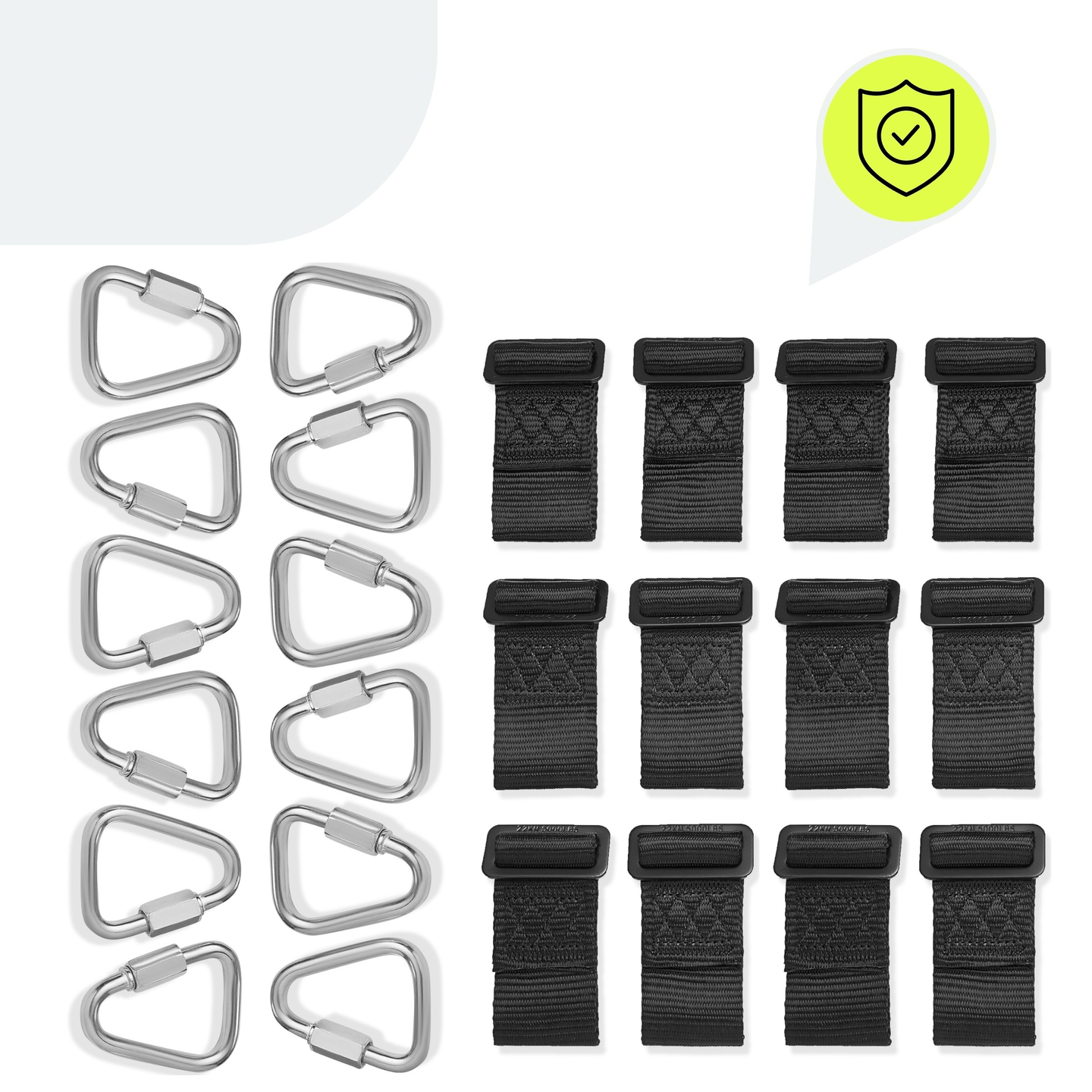 Nindža proga z ovirami za otroke - HyperMotion slackline set - 9 ovir