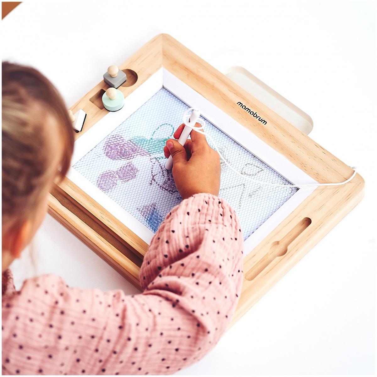 Lesen scrapbook s štampiljkami - risalna tabla