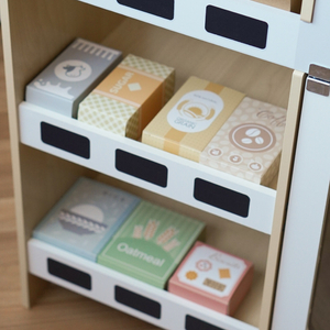 Lesena zelenjavna tržnica - velika XXL stojnica, trgovina z igralno blagajno