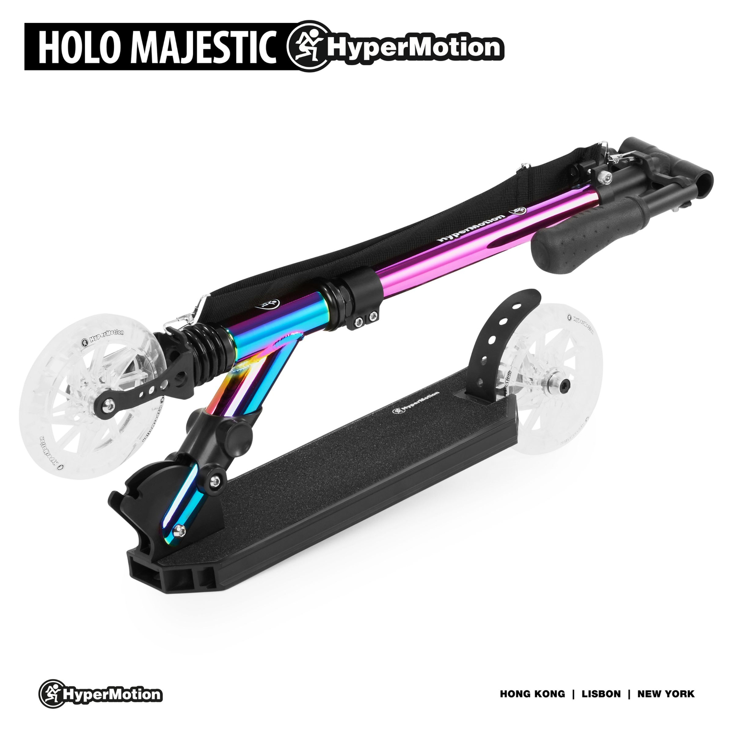 Dvokolesni skuter HOLO MAJESTIC HyperMotion 100kg - polni aluminij
